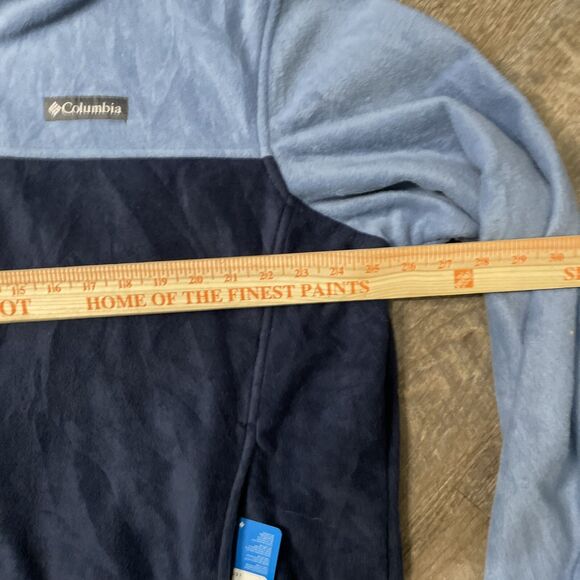 Columbia Fleece Zip Up Jacket Blue Size 1X NWOT - Picture 7 of 8